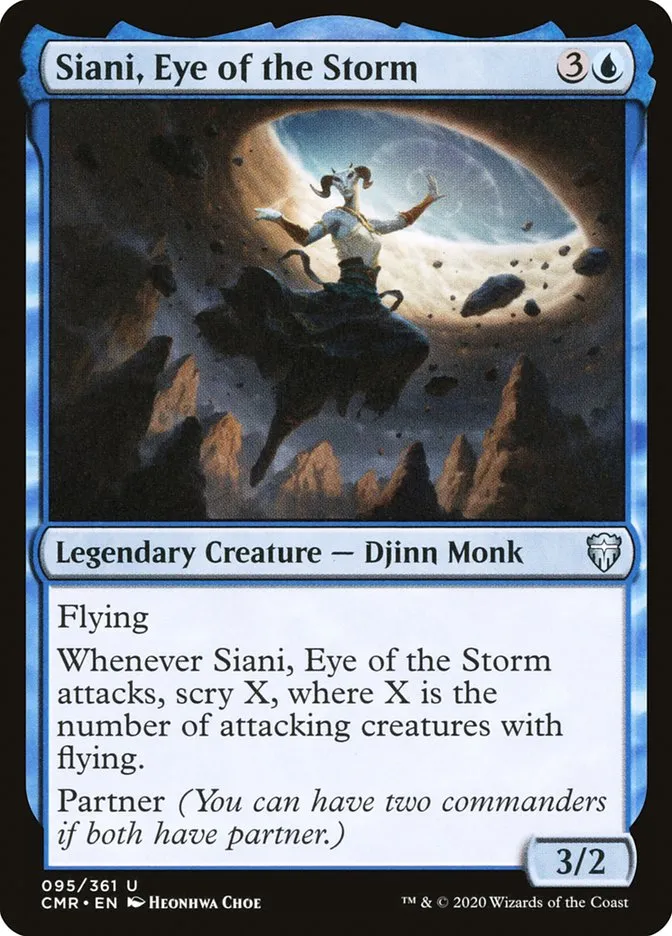 2020 Commander Legends Siani, Eye of the Storm #95 uncommon card image