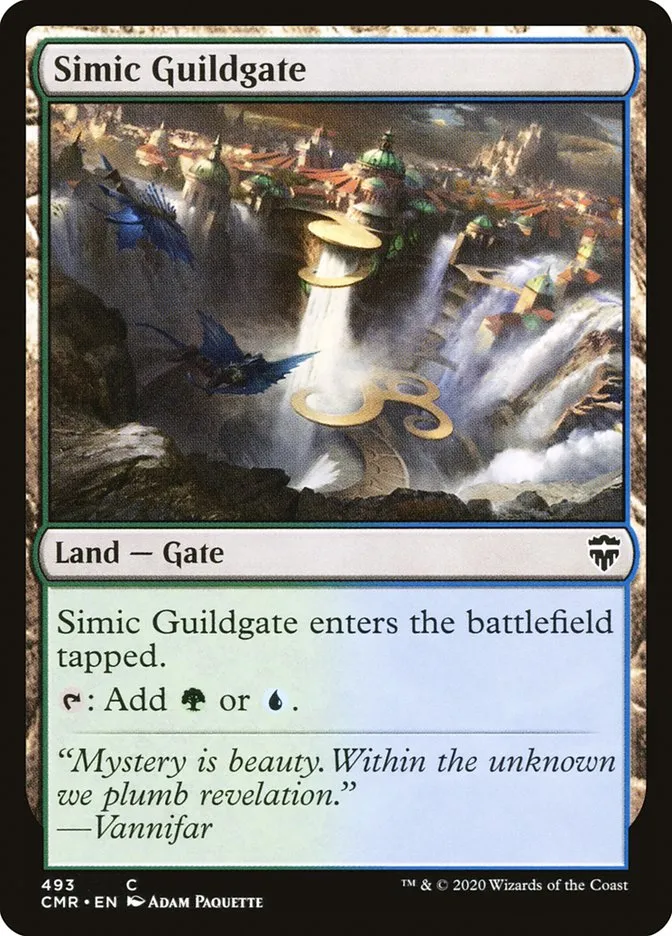 2020 Commander Legends Simic Guildgate common #493 common card image