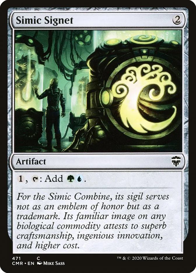 2020 Commander Legends Simic Signet common #471 common card image