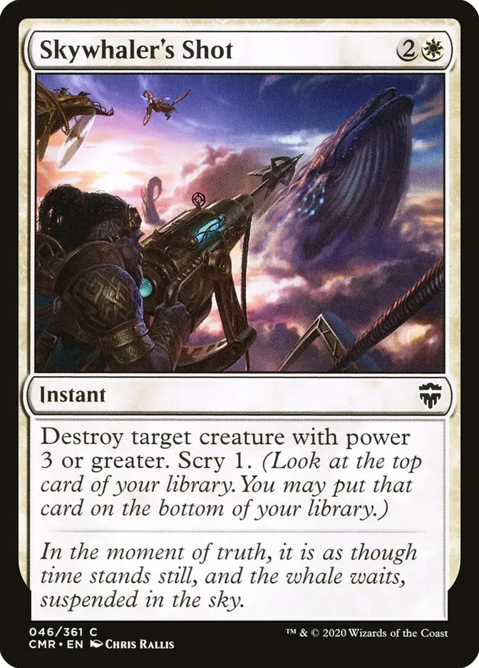 2020 Commander Legends Skywhaler's Shot [Foil] common #46 common card image