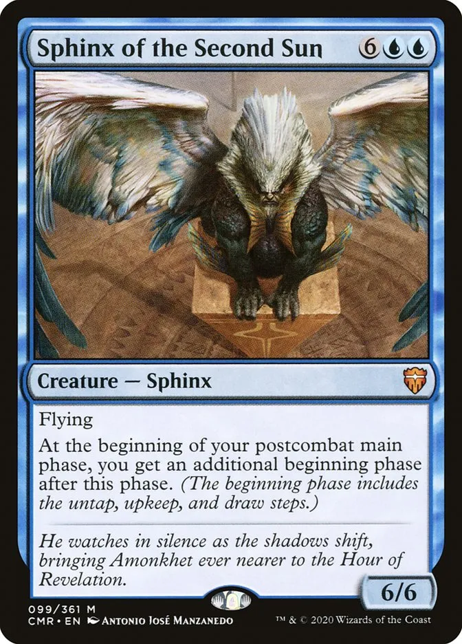 2020 Commander Legends Sphinx of the Second Sun mythic #99 mythic card image