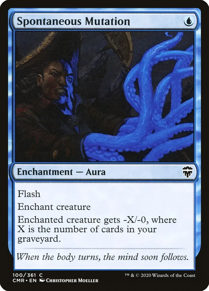 2020 Commander Legends Spontaneous Mutation common #100 common card image