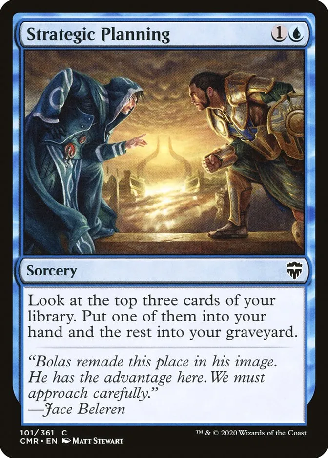2020 Commander Legends Strategic Planning common #101 common card image