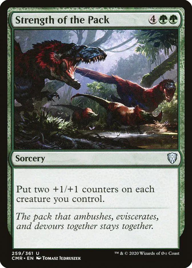 2020 Commander Legends Strength of the Pack #259 uncommon card image