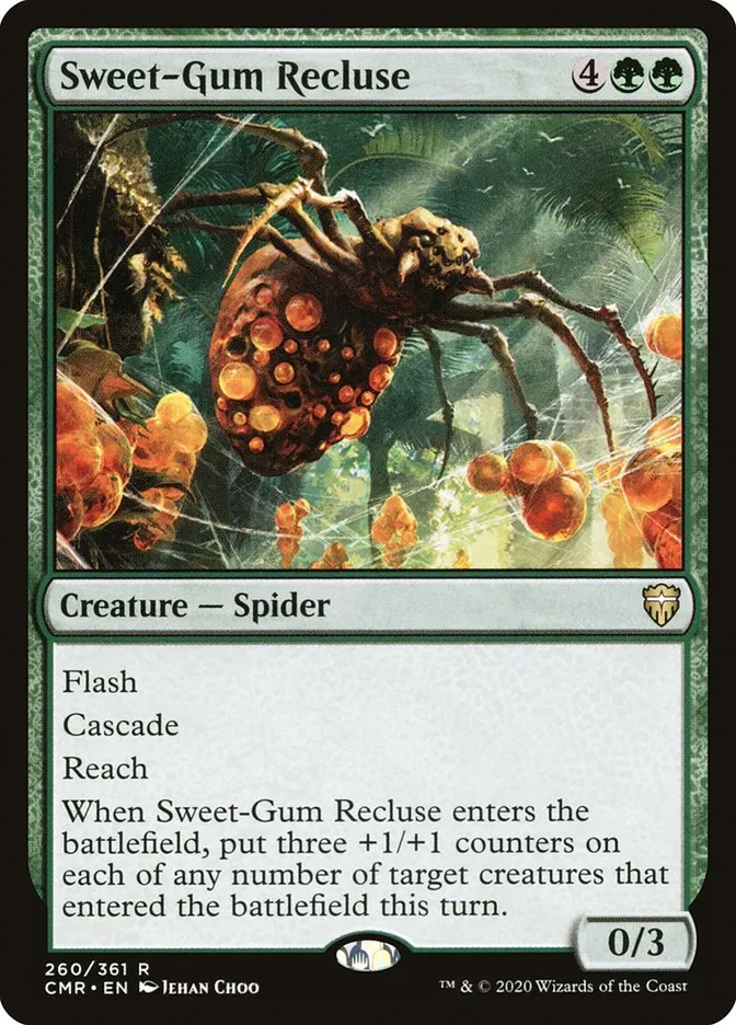 2020 Commander Legends Sweet-Gum Recluse #260 rare card image