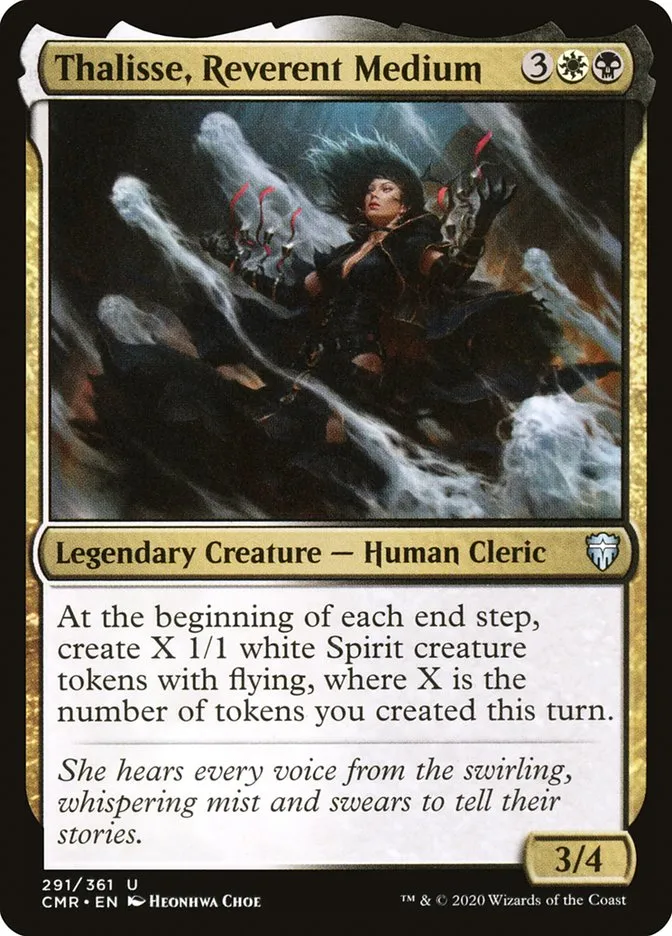 2020 Commander Legends Thalisse, Reverent Medium #291 uncommon card image