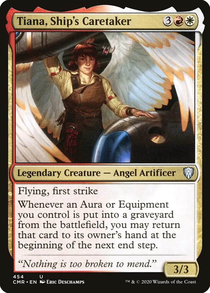 2020 Commander Legends Tiana, Ship's Caretaker #454 uncommon card image