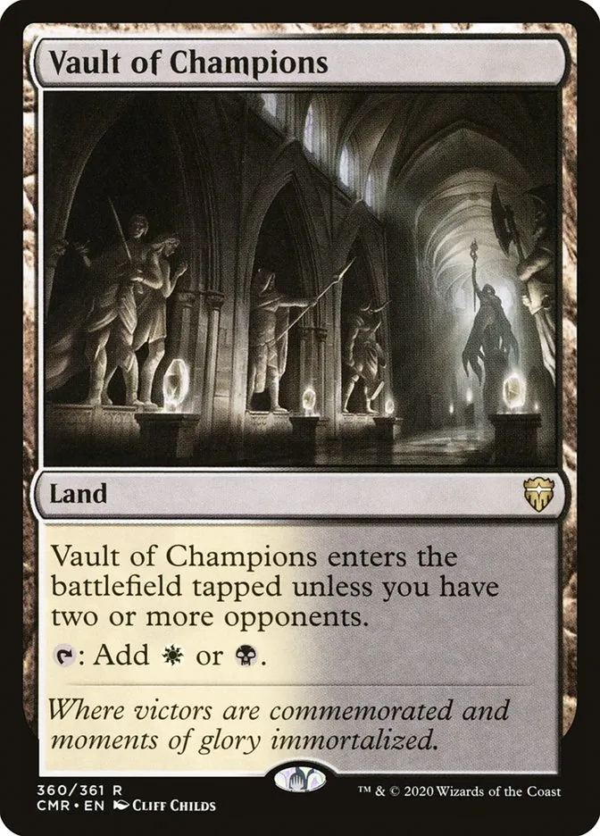2020 Commander Legends Vault of Champions #360 rare card image