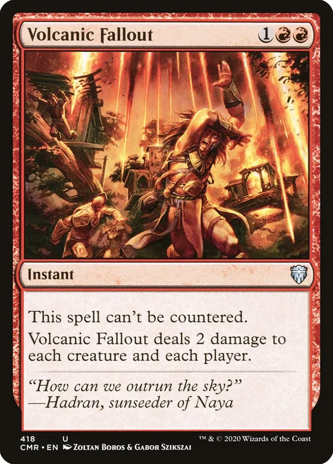 2020 Commander Legends Volcanic Fallout uncommon #418 uncommon card image