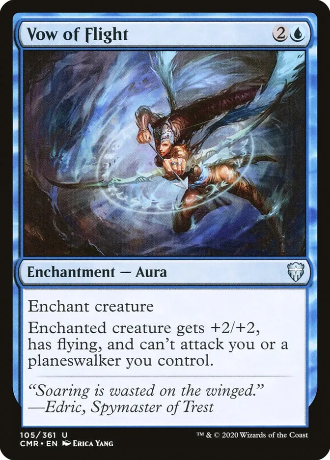 2020 Commander Legends Vow of Flight #105 uncommon card image