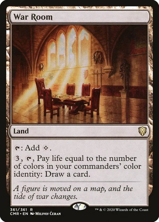 2020 Commander Legends War Room #361 rare card image