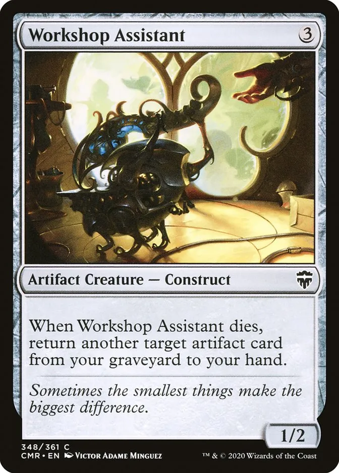 2020 Commander Legends Workshop Assistant common #348 common card image