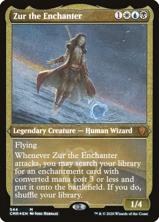 2020 Commander Legends Zur the Enchanter #544 mythic card image