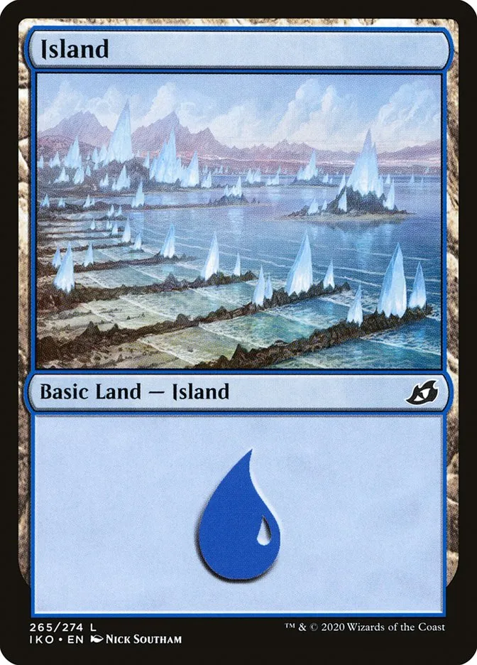 2020 Ikoria: Lair of Behemoths Island #265 common card image
