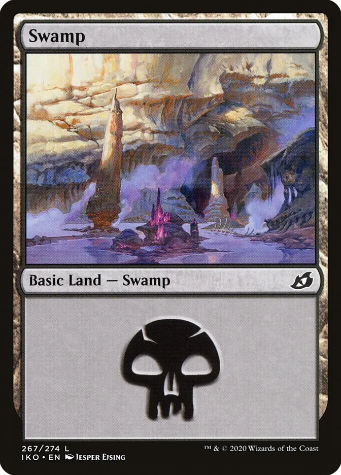 2020 Ikoria: Lair of Behemoths Swamp #267 common card image