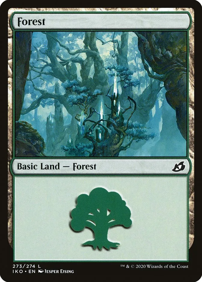 2020 Ikoria: Lair of Behemoths Forest #273 common card image