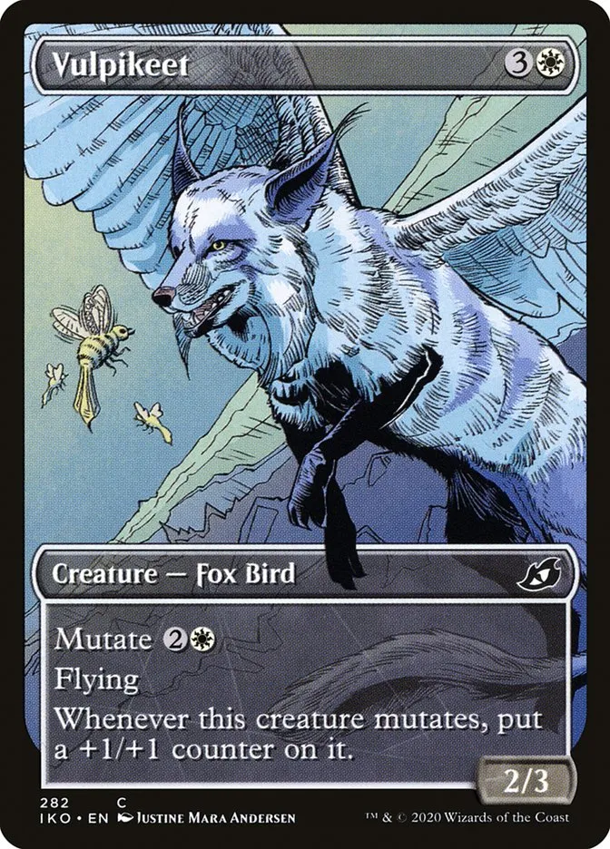 2020 Ikoria: Lair of Behemoths Vulpikeet #282 common card image