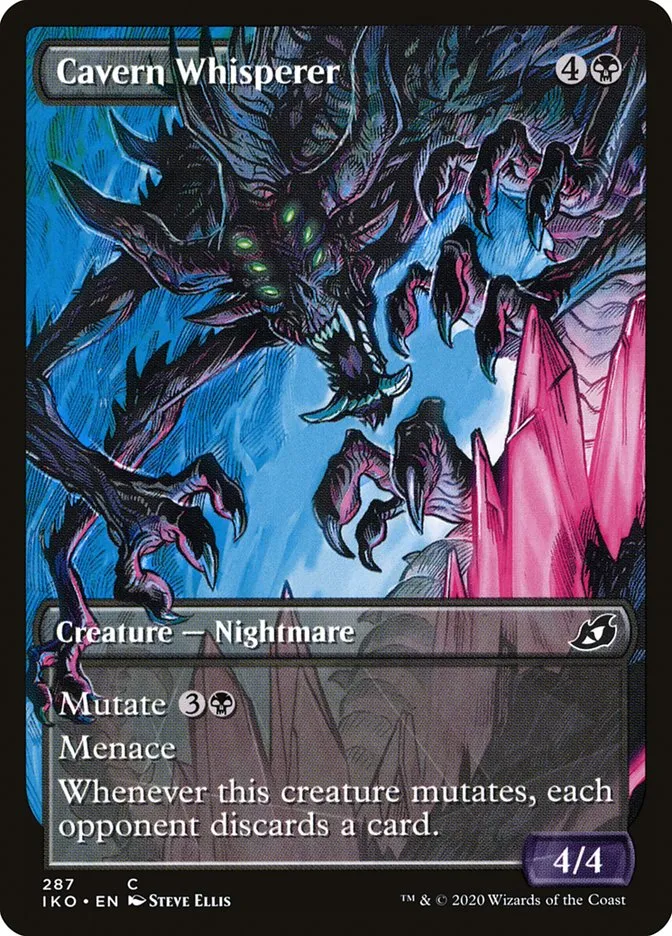 2020 Ikoria: Lair of Behemoths Cavern Whisperer #287 common card image