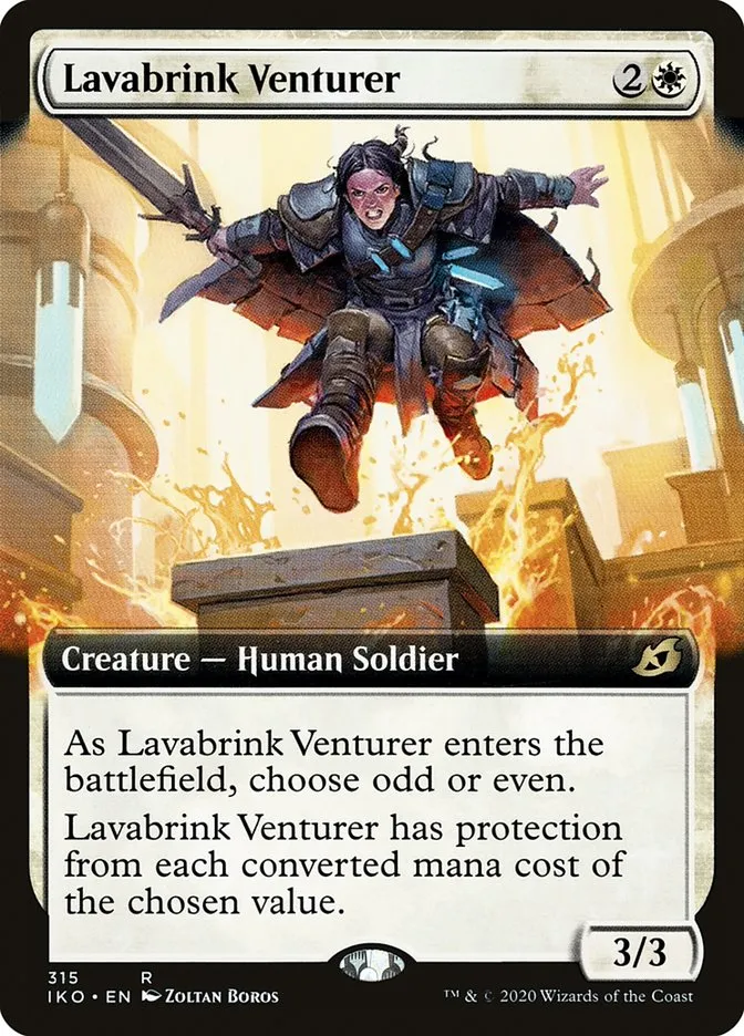 2020 Ikoria: Lair of Behemoths Lavabrink Venturer #315 rare card image
