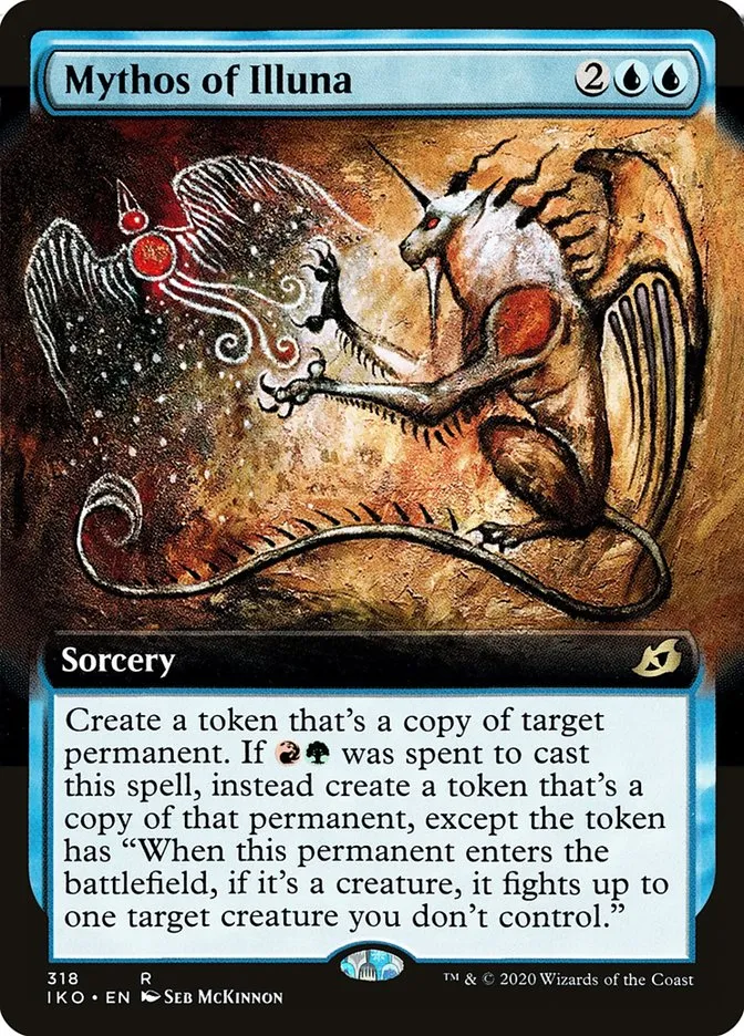 2020 Ikoria: Lair of Behemoths Mythos of Illuna #318 rare card image