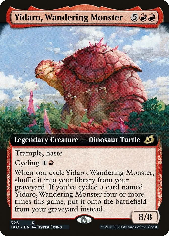 2020 Ikoria: Lair of Behemoths Yidaro, Wandering Monster #326 rare card image