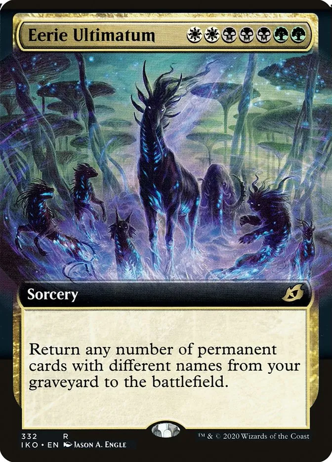 2020 Ikoria: Lair of Behemoths Eerie Ultimatum #332 rare card image