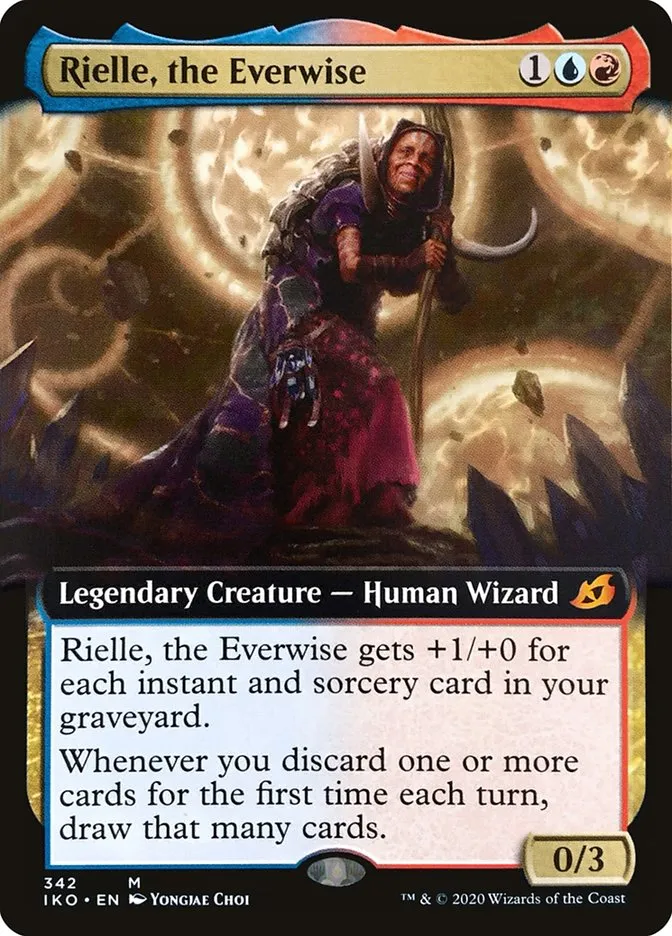 2020 Ikoria: Lair of Behemoths Rielle, the Everwise #342 mythic card image