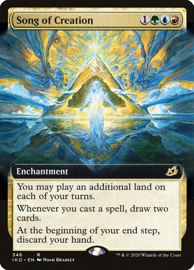 2020 Ikoria: Lair of Behemoths Song of Creation #346 rare card image