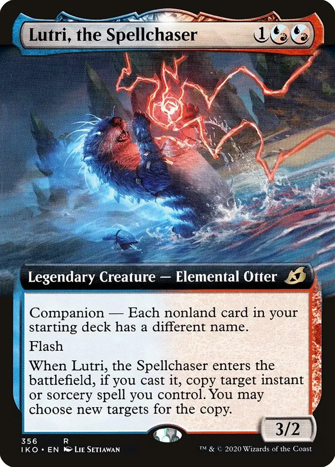 2020 Ikoria: Lair of Behemoths Lutri, the Spellchaser #356 rare card image