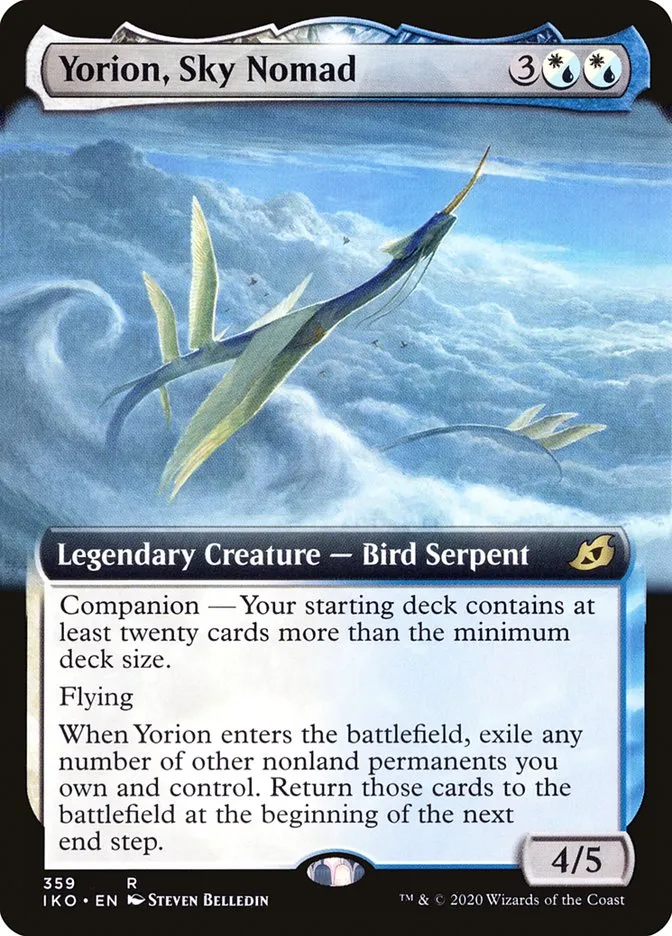2020 Ikoria: Lair of Behemoths Yorion, Sky Nomad #359 rare card image