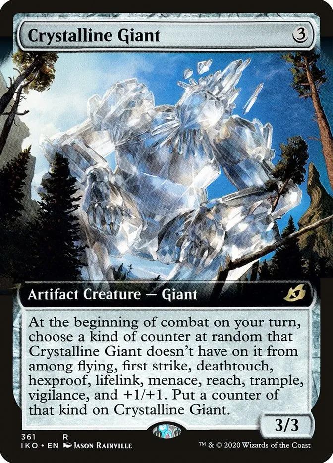 2020 Ikoria: Lair of Behemoths Crystalline Giant #361 rare card image