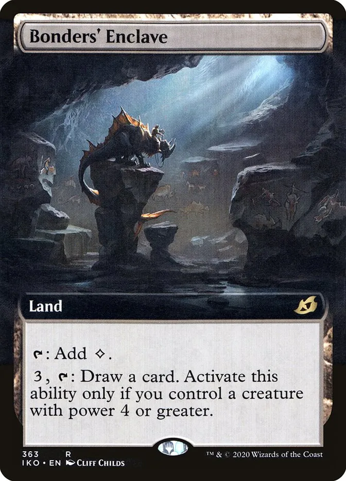 2020 Ikoria: Lair of Behemoths Bonders' Enclave #363 rare card image