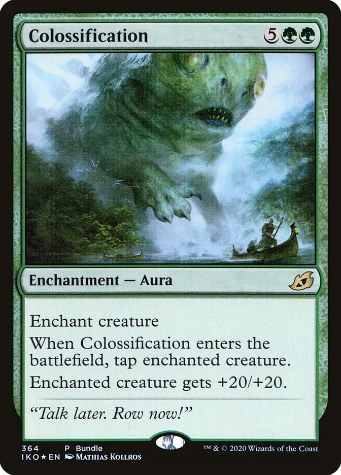 2020 Ikoria: Lair of Behemoths Colossification #364 rare card image