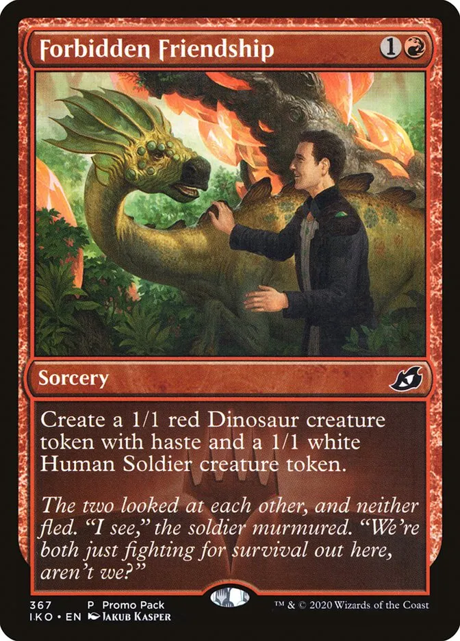 2020 Ikoria: Lair of Behemoths Forbidden Friendship #367 common card image
