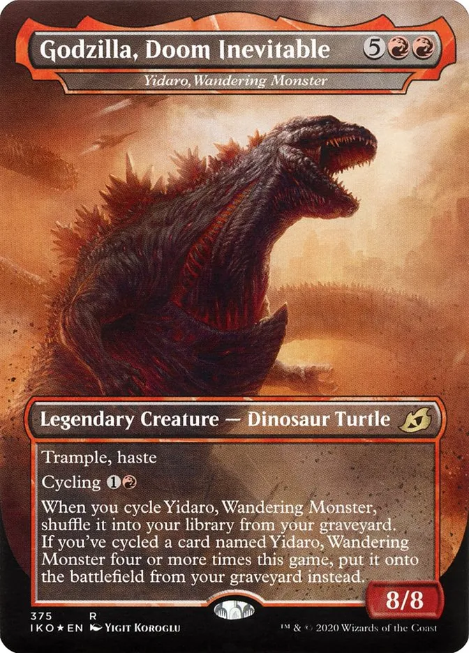2020 Ikoria: Lair of Behemoths Yidaro, Wandering Monster #375 rare card image