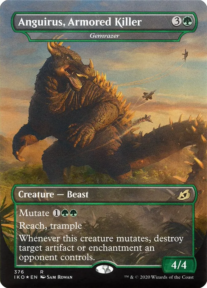 2020 Ikoria: Lair of Behemoths Gemrazer #376 rare card image