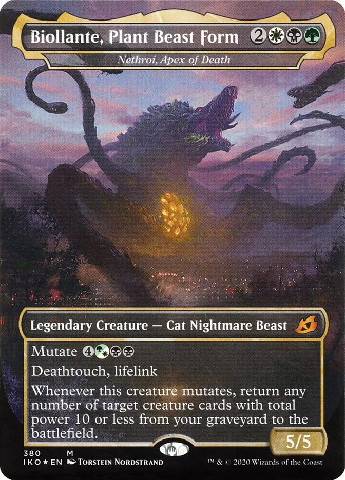 2020 Ikoria: Lair of Behemoths Nethroi, Apex of Death #380 mythic card image