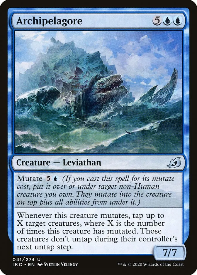 2020 Ikoria: Lair of Behemoths Archipelagore #41 uncommon card image