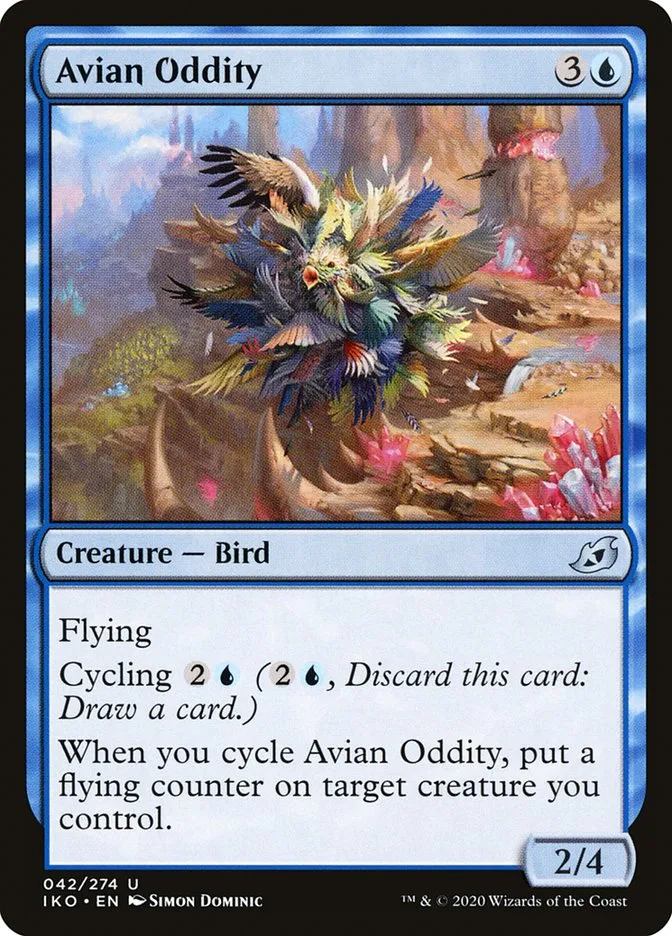 2020 Ikoria: Lair of Behemoths Avian Oddity #42 uncommon card image