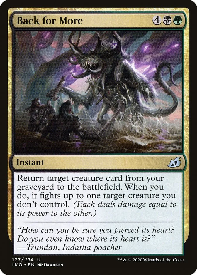 2020 Ikoria: Lair of Behemoths Back for More #177 uncommon card image