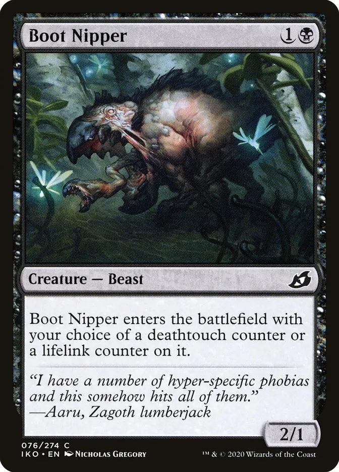 2020 Ikoria: Lair of Behemoths Boot Nipper #76 common card image