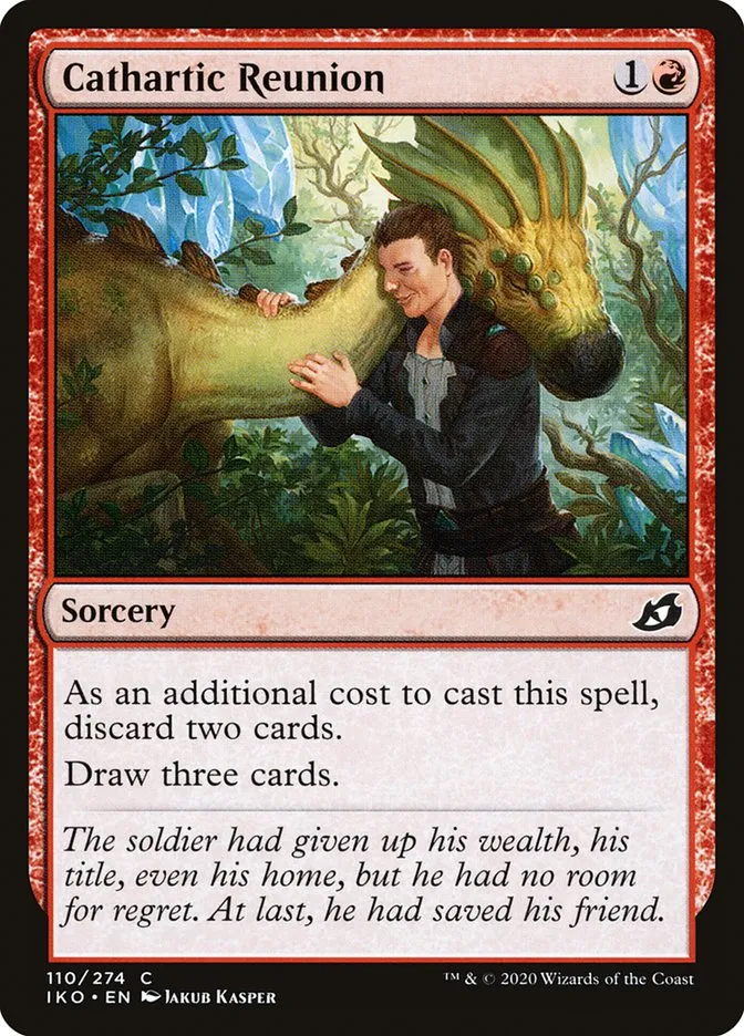 2020 Ikoria: Lair of Behemoths Cathartic Reunion #110 common card image