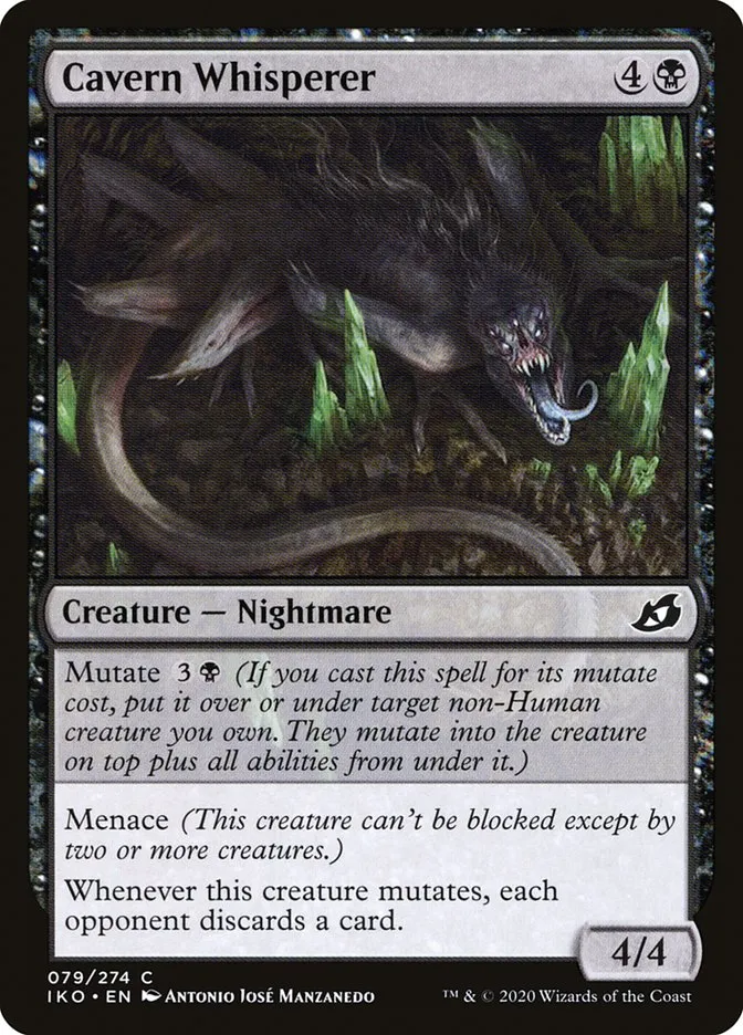 2020 Ikoria: Lair of Behemoths Cavern Whisperer #79 common card image