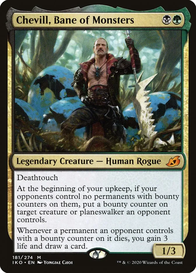 2020 Ikoria: Lair of Behemoths Chevill, Bane of Monsters #181 mythic card image