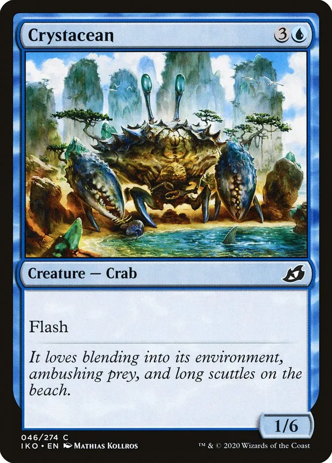 2020 Ikoria: Lair of Behemoths Crystacean #46 common card image