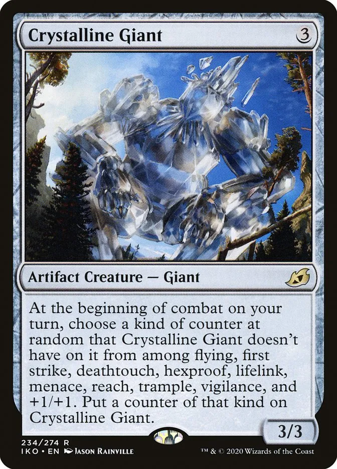 2020 Ikoria: Lair of Behemoths Crystalline Giant #234 rare card image