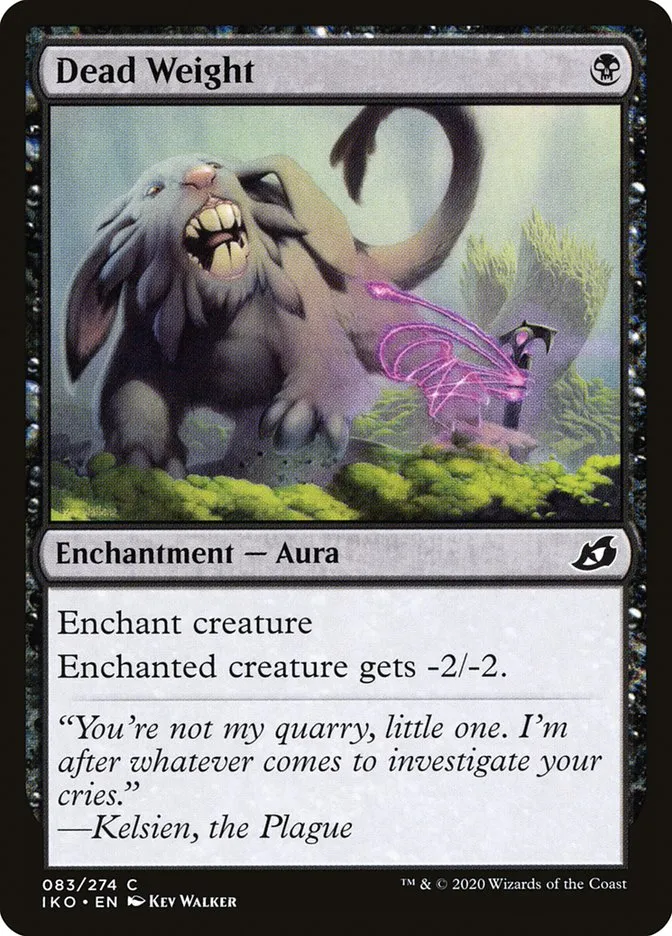 2020 Ikoria: Lair of Behemoths Dead Weight #83 common card image