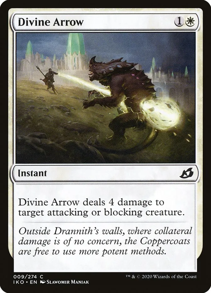 2020 Ikoria: Lair of Behemoths Divine Arrow #9 common card image