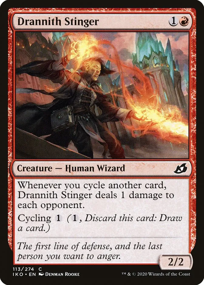 2020 Ikoria: Lair of Behemoths Drannith Stinger #113 common card image