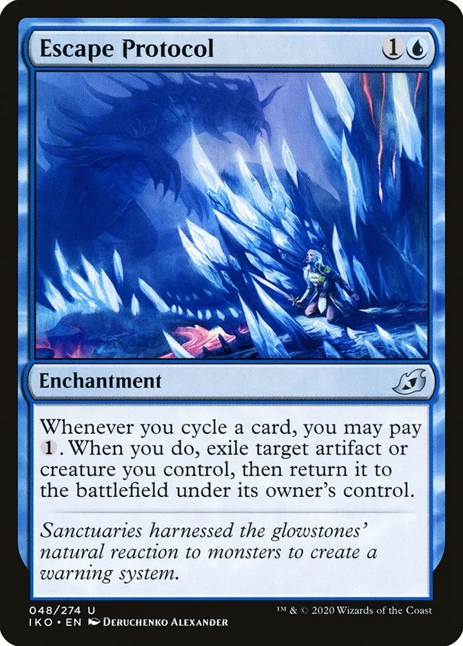 2020 Ikoria: Lair of Behemoths Escape Protocol #48 uncommon card image